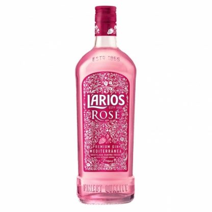 Ginebra LARIOS Rosé botella 70cl.
